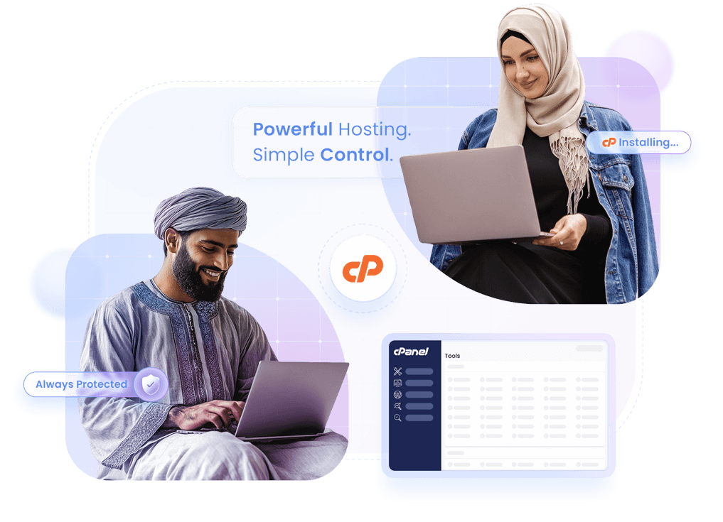 cPanel web hosting with a control panel cPanel web hosting with a control panel