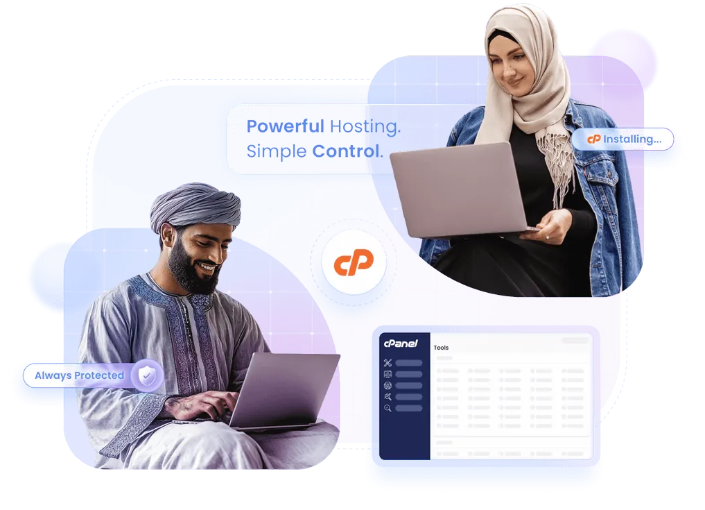 cPanel web hosting with a control panel cPanel web hosting with a control panel