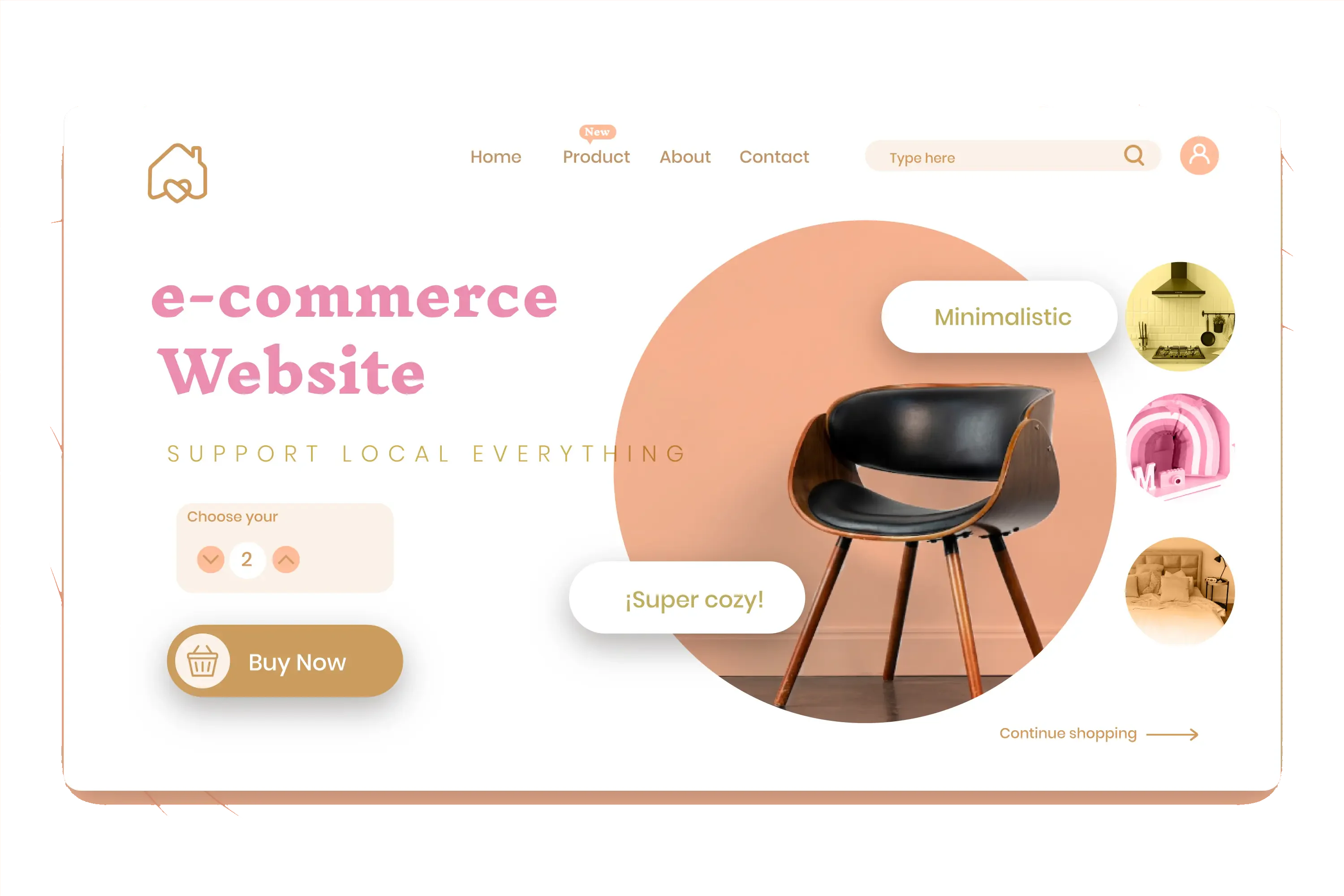 E-Commerce template E-Commerce template preview