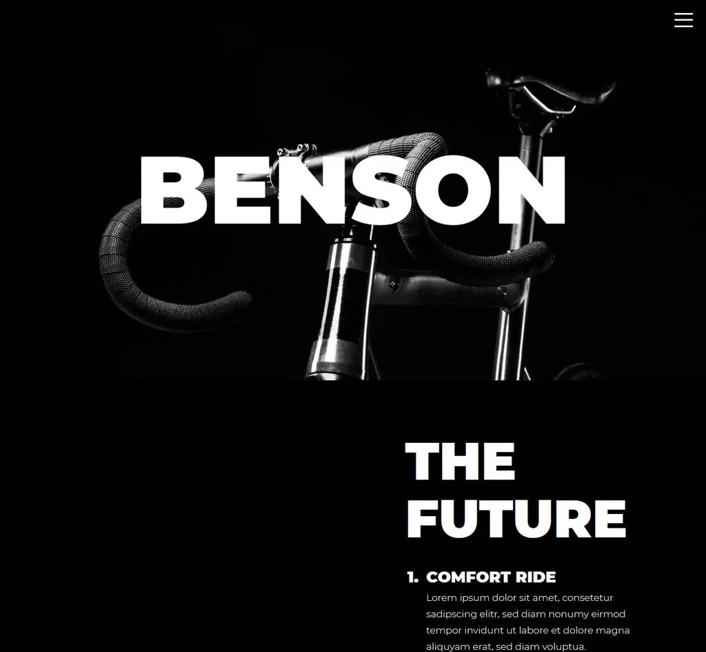 Fashion website wordpress template