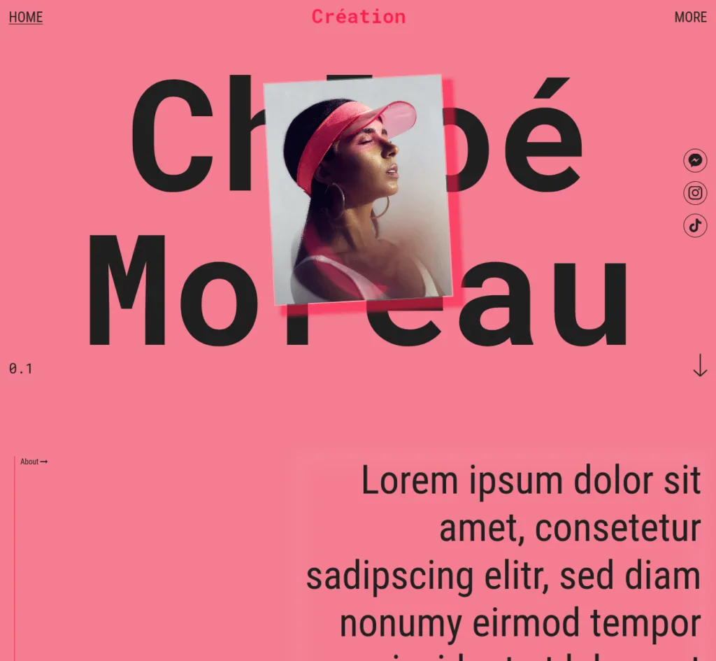 Hotel website WordPress template