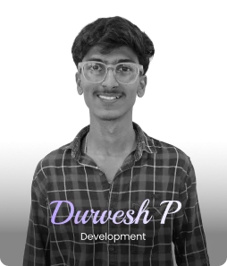 Durvesh P | Development